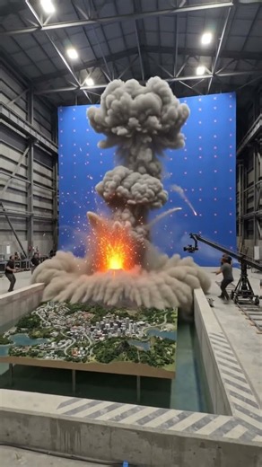 Practical Volcano Erupts on Tiny Mt Fuji | Insane Soundstage BTS