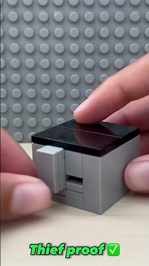 How to Build a WORKING LEGO Safe! SUPER EASY #shorts
