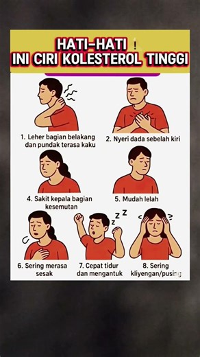 Hati-Hati! Ini Ciri-Ciri Kolesterol Tinggi yang Sering Diabaikan