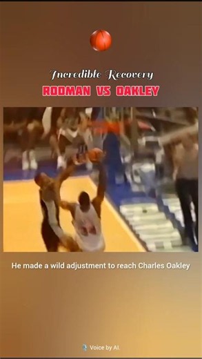 Incredible Recovery | Dennis Rodman's Chase-Down Block on Charles Oakley