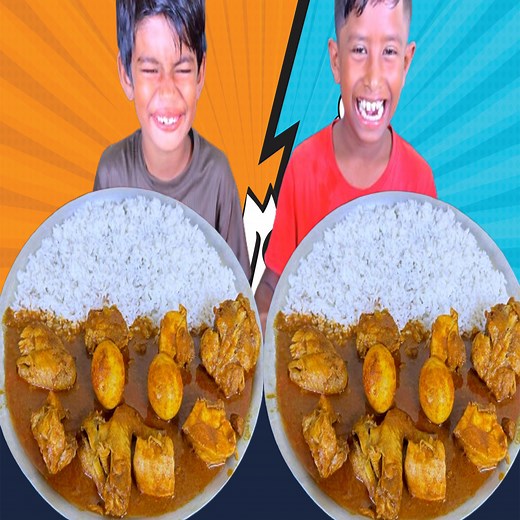82K views · 1.3K reactions | Egg & Chicken Curry with Rice Eating Challenge || Eating Competition | Bangladeshi Food Competition | Facebook
