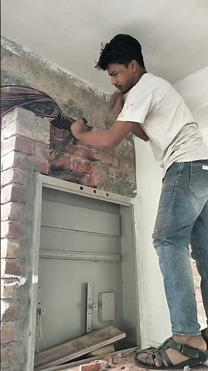 Conceal Cutting & Cable Pulling | MDB Setting Electrical Work 🔌 Full Tutorial