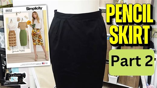 Step-by-step: Assembling pencil skirt pieces & installing zipper