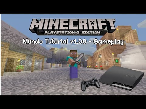 Minecraft PlayStation 3 Edition (1.00) em 2026 - Mundo Tutorial - Tutorial Completo - Gameplay