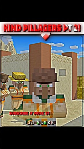Kind Pillagers Life • PT 2 • Sad Story 🥺 #minecraft #edit #shorts