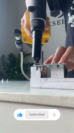 Closed rivets Install, pulling rivetsHow to install #viralvideo #hardware #tools #shorts