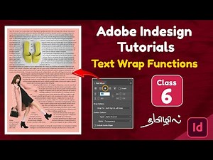 Adobe Indesign tutorials in tamil Class 6 | Text wrap and magazine creative page design tutorial