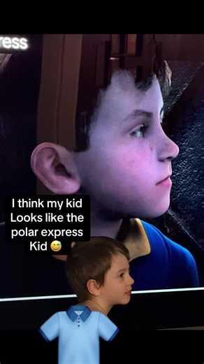 I think he looks pretty darn close to the polar express kid what do you think? #polarexpress #kid #lookalike #close #similar