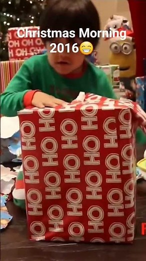 Opening Presents on Christmas Morning 2016