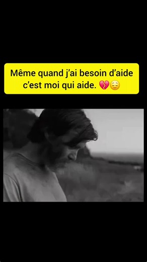On est souvent là pour tout le monde, mais quand vient notre tour, le silence répond présent. 💔😌 #Tristesse #Solitude #Vérité #Reconnaissance #citation