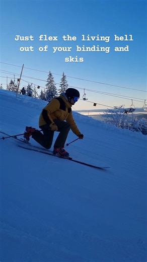 John Olav on Instagram: "How to do a telemark landing. #weirdtelemarkskiing #telemark #freeheel #spreadtelemark #freeski #ski #weareskiing #flexing #22designsoutlawx"