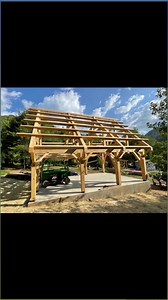 160K views · 5.3K reactions | An Artistic frame from the @wildabundance teaching pavilion. This frame was cut mostly by students from the Wild Abundance timber framing class led by @ivycreektimberframes . Music by Del McCoury Band•Sweet Appalachia https://www.instagram.com/p/CtAm8b6sMFZ/ | Timber Frame HQ | Facebook