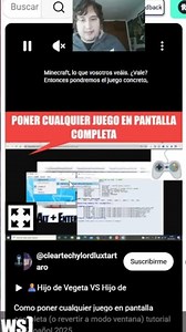 SOLUCIONAR Como CAMBIAR, poner o revertir VIDEOJUEGO a PANTALLA COMPLETA
