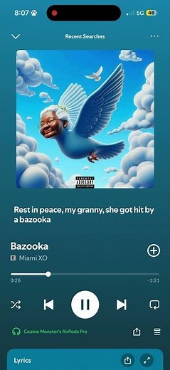 Bazooka by ‪@MiamiXOmusic‬ #spotify #lyrics #music #trending #song #shorts #ytshorts #fypシ゚viral #rip