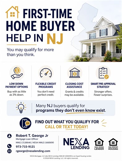 NJ First-Time Home Buyer Assistance Programs Explained | Robert T. George posted on the topic | LinkedIn