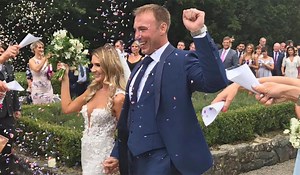 Rugby Star Stephen Ferris Weds Longterm Love In Emotional Ceremony