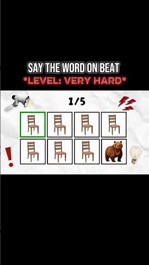 Say The Word On Beat (Level: Very Hard)