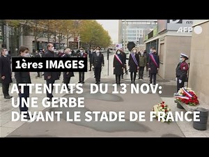 Attentats du 13-Novembre: cinq ans après, Castex dépose une gerbe au Stade de France | AFP Images