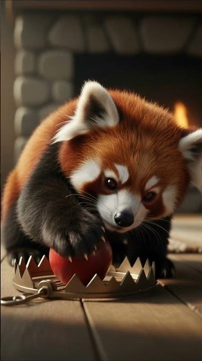 🐼😳 Will Chibi the Red Panda Trigger the Trap? One Wrong Step… 😲