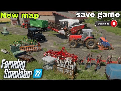 FS22 mods - Krajow Lazniki Map Gameplay #1 | Save Game download