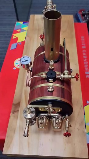 Steamship boiler engine#enginediy #engineering #engineer #enginebuild #steamengine #steamship #nostalgia #boat #fyp | RC KN