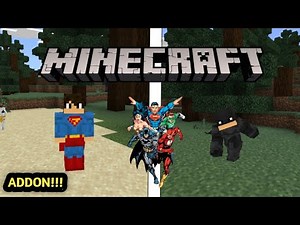 ADDON INCRÍVEL DA DC PARA O MINECRAFT 1.21!!!