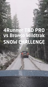 354K views · 1.8K reactions | New Toyota 4Runner TRD PRO versus Ford Bronco Wildtrak snow hill challenge. | Driving Sports TV | Facebook