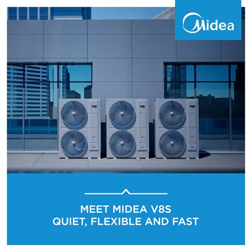 92 reactions · 29 shares | Experience unmatched performance with the Midea VRF V8 Series. Engineered for all climates featuring easy installation and an IP55 shield for unmatched durability. Embrace comfort and reliability like never before! #Midea #MideaAC #MideaV8S #SmartHVAC #CommercialCooling #HVACSolutions #ReImagineComfort #EnergyEfficiency | Midea | Facebook