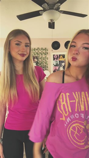 pink on pink💗 #fyp #fypシ #sisters | Leah
