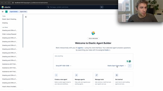 Elastic Agent Builder 语音 Agent