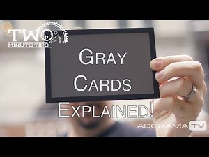 Using a Gray Card: Two Minute Tips with David Bergman - Adorama