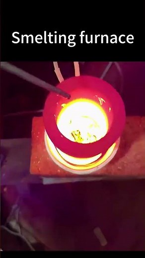 Small gold melting furnace, using graphite crucible and quartz crucible