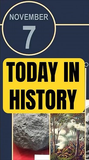 7 Unbelievable Events on Nov 7 | Today in History