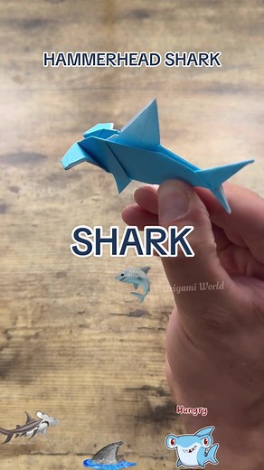 Origami Hammerhead Shark Tutorial