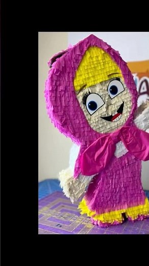 Cómo decorar una piñata de masha y el oso #piñatas #mashayeloso #diycrafts