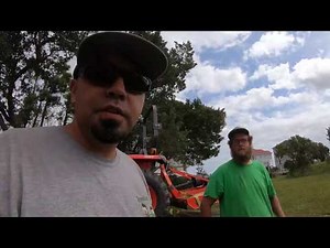 Bush hogging with our Kubota L2501 Landpride RCR 1260