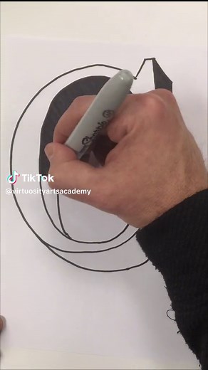 How to Draw Amazing 3D Letter G - Optical Illusion Tutorial