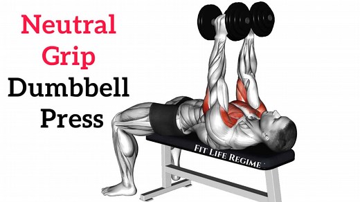 Neutral Grip Dumbbell Press