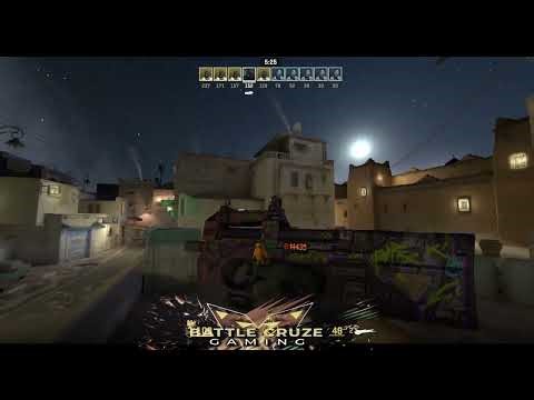 🌙 Night Mode Dust 2 Walkthrough | CS2 Full Map Guide & Gameplay 🎮| BATTLECRUZE GAMING