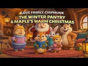 Love Family Chipmunk: The Winter Pantry & Maple’s Warm Christmas | A Heartwarming Santa Story