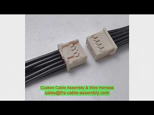 Assemblage de câble coaxial micro isolé tube thermorétractable ignifuge