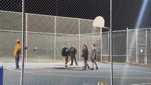 Over the weekend, Cst. Churchill and Cst. Gass of the #RCMPNB were on patrol in #Sussex when they came across a group of youth playing a game of basketball. Our officers decided to join them but had some stiff competition! | Royal Canadian Mounted Police in New Brunswick
