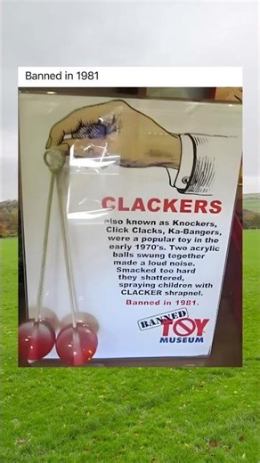 Clackers Toy Got Banned In 1981 For Exploding And BLINDING Kids 💀🚫 #Banned #Toys