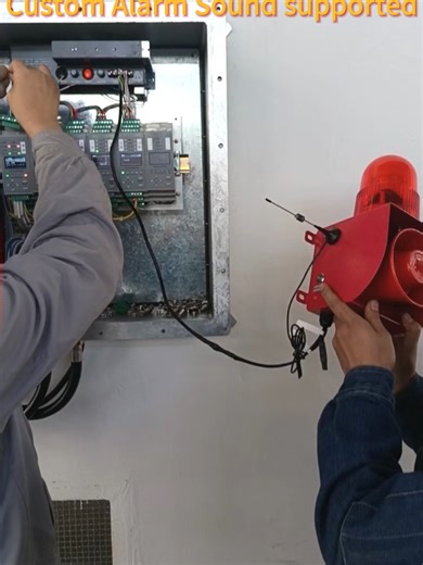 Field Test: Custom Sound Wireless Alarm | Remote Control🚨#AlarmTest #WirelessSecurity #OnSiteDemo #IndustrialAlarm