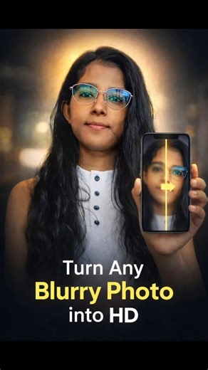 blurry image into high quality