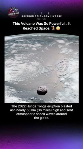 The Volcano That Reached Space… 🌋🚀