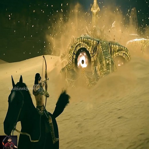 The Desert Titan Awakens 💀 | Shadow of the Colossus #ShadowOfTheColossus #10thColossus #Dirge #EpicBossFight #CinematicGaming | Red Hawk Gaming