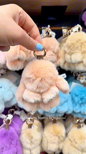 These bunny keychains are the softest ever & make the cutest Easter basket stuffers! We have so many colors in store, and a couple online - check them out before they’re gone! https://bit.ly/4lf0MqJ #easterbasket #easterbasketstuffers #bunnykeychains | The Penguin Gallery