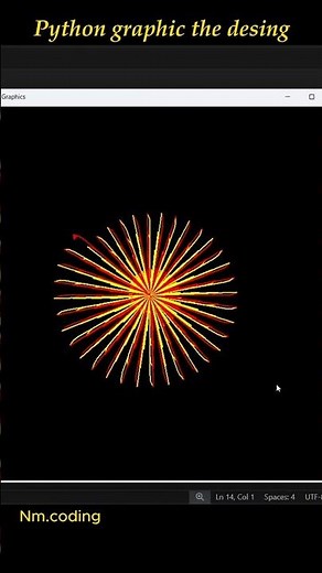 Py graphics design increasing circle | Python Coding | #coding #design #programming #code #animation