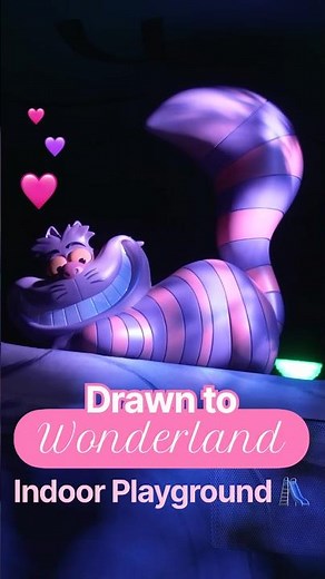 Peek at “Drawn to Wonderland,” an indoor playground inspired by Alice in Wonderland 🫖 #DisneyWorld